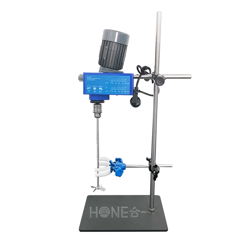 Hone Digital Display Constant Speed Laboratory Mixer Electric Lab Overhead Stirrer Cantilever Type Electrical High Shear Lab Equipment