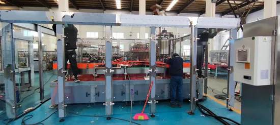 Máquina pequena personalizada para embalagem de cerveja/bebida carbonatada e embalagem para garrafa de vidro