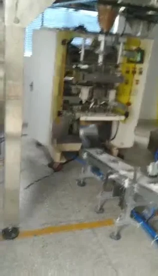 Fornecedor de fábrica Vertical automática Grânulos de pó Grãos de feijão Chips Grãos de café Feijão branco torrado Moagem Máquina de embalagem