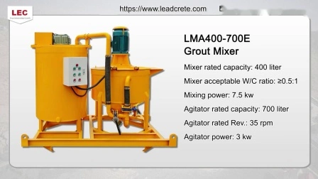 Lma750-1500e Turbo Misturador de Argamassa Agitador